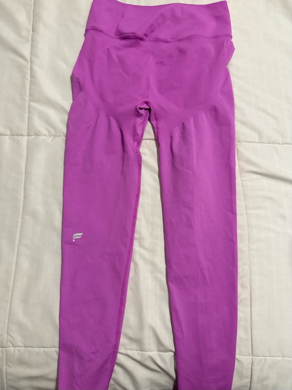Fabletics Bright Purple High-Waist Performance Leggings